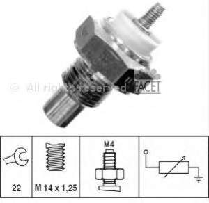 024281 Peugeot/Citroen sensor de temperatura do fluido de esfriamento