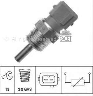 8942287702000 Daihatsu sensor de temperatura do fluido de esfriamento