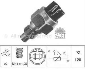 Sensor de temperatura do fluido de esfriamento 73523 Facet