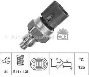 73532 Facet sensor de temperatura do fluido de esfriamento