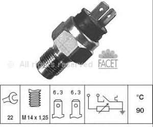 73541 Facet sensor de temperatura do fluido de esfriamento