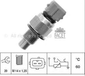 7.3560 Facet sensor de temperatura do fluido de esfriamento