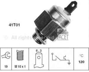 74007 Facet sensor de temperatura do fluido de esfriamento, no dispositivo