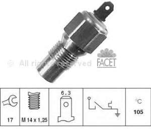 7.4029 Facet sensor de temperatura do fluido de esfriamento