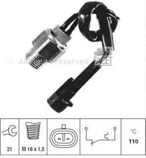 Sensor de temperatura do fluido de esfriamento 46478259 Fiat/Alfa/Lancia