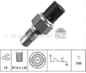 VE TS2903 Vernet sensor de temperatura do fluido de esfriamento, no dispositivo