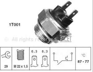 Датчик температуры радиатора Facet 75007 цена, от 7.12 USD