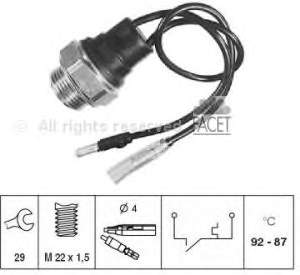 4477080 Fiat/Alfa/Lancia sensor de temperatura do fluido de esfriamento (de ativação de ventilador do radiador)