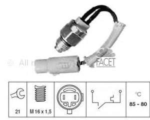 8944114940 Isuzu sensor de temperatura do fluido de esfriamento (de ativação de ventilador do radiador)