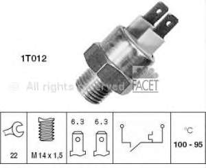 7700739708 Renault (RVI) sensor de temperatura do fluido de esfriamento (de ativação de ventilador do radiador)