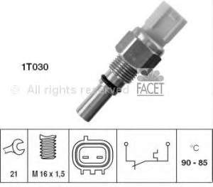 75151 Facet sensor de temperatura do fluido de esfriamento (de ativação de ventilador do radiador)