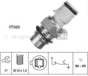 75156 Facet sensor de temperatura do fluido de esfriamento (de ativação de ventilador do radiador)