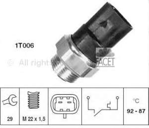 Sensor de temperatura do fluido de esfriamento (de ativação de ventilador do radiador) 2159564A00 Nissan