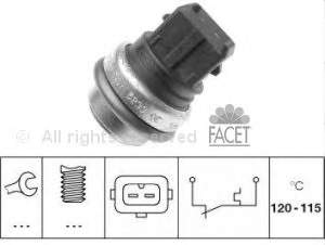 75233 Facet sensor de temperatura do fluido de esfriamento (de ativação de ventilador do radiador)