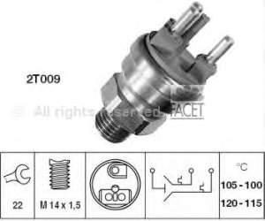 TS513 Standard sensor de temperatura do fluido de esfriamento (de ativação de ventilador do radiador)