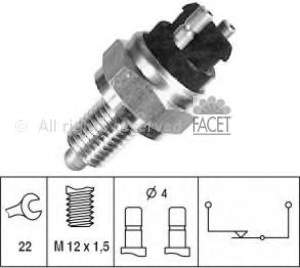 1239264 Opel sensor de ativação das luzes de marcha à ré