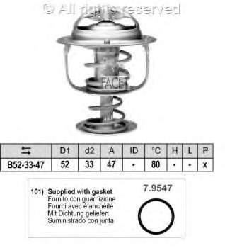 78205 Facet termostato