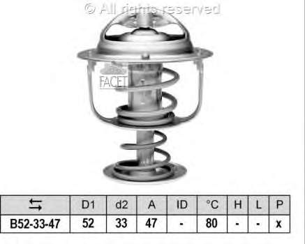 7.8205S Facet termostato