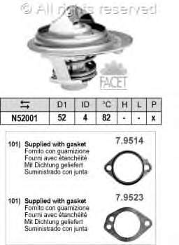 Termostato para Honda Prelude (BA)