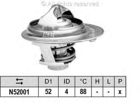 78232S Facet termostato