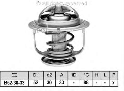 2328-88K Motorad termostato