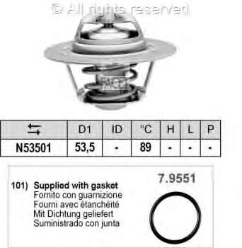 J1535024 Jakoparts termostato