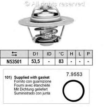 9109737 Opel termostato