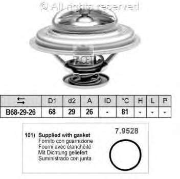 7.8250 Facet termostato