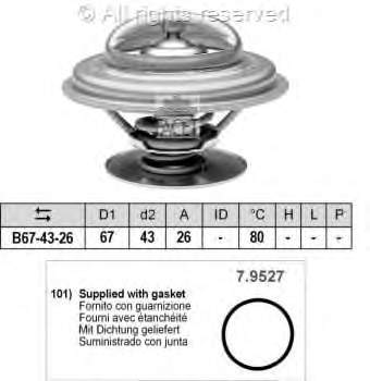 458238C1 Case termostato