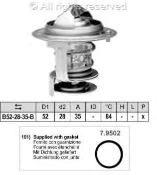 627584J Vernet termostato