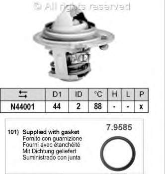 44300.82 Stahlter termostato