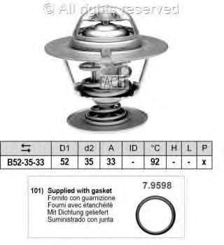 270-88 Standard termostato