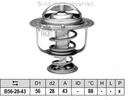 DT1234V Dayco termostato