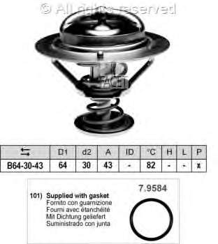 7.8417 Facet termostato