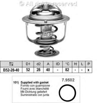 7.8438 Facet termostato