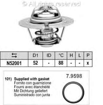 78487 Facet termostato