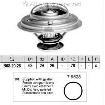 Termostato 78502 Facet