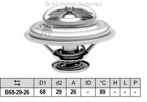 78539S Facet termostato