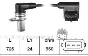 12141726065 BMW sensor de posição (de revoluções de cambota)