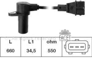 1238983 Opel sensor de posição (de revoluções de cambota)