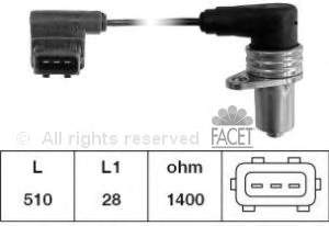 Sensor de posição da árvore distribuidora 90161 Facet