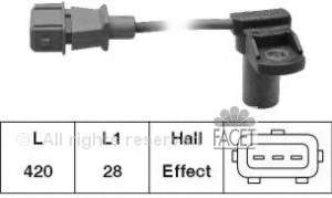 Sensor de posição da árvore distribuidora 60816861 Fiat/Alfa/Lancia