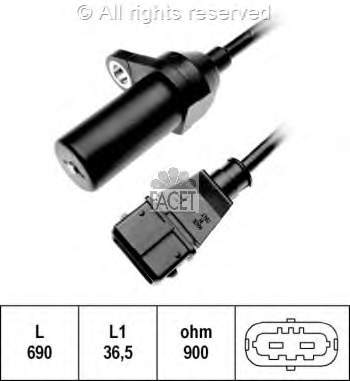 90356 Facet sensor de posição (de revoluções de cambota)