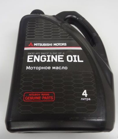 Моторное масло Mitsubishi Motor Oil API SM 5W-30 Синтетическое 4л (MZ320154)
