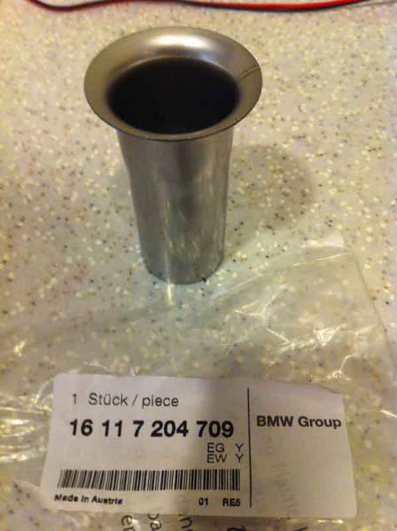 16117204709 BMW adaptador de gargalo de enchimento