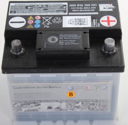 000915105DC VAG bateria recarregável (pilha)