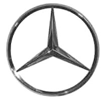 Emblema de tampa de porta-malas (emblema de firma) para Mercedes E (W210)
