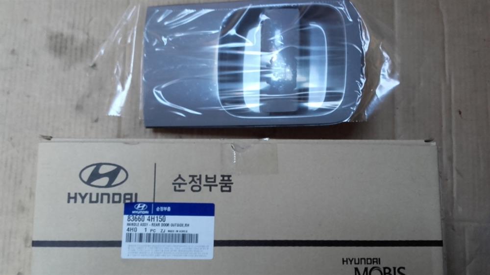 836604H150 Hyundai/Kia maçaneta externa direita da porta lateral (deslizante)