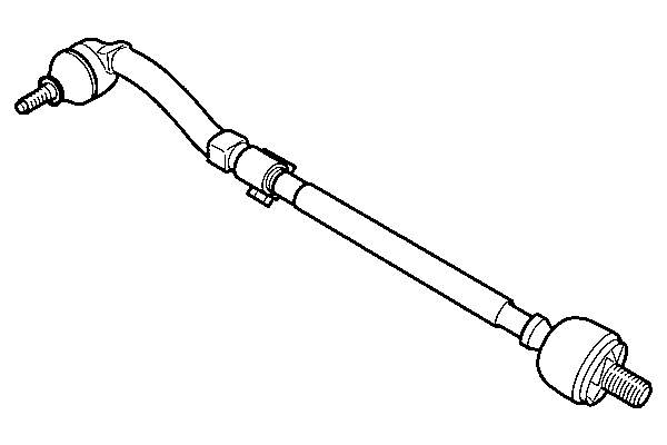 Тяга рулевая в сборе левая JRA209 TRW