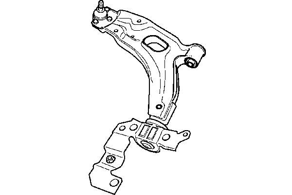 Левый рычаг передней нижней подвески TRW JTC379 цена, от 41.76 USD